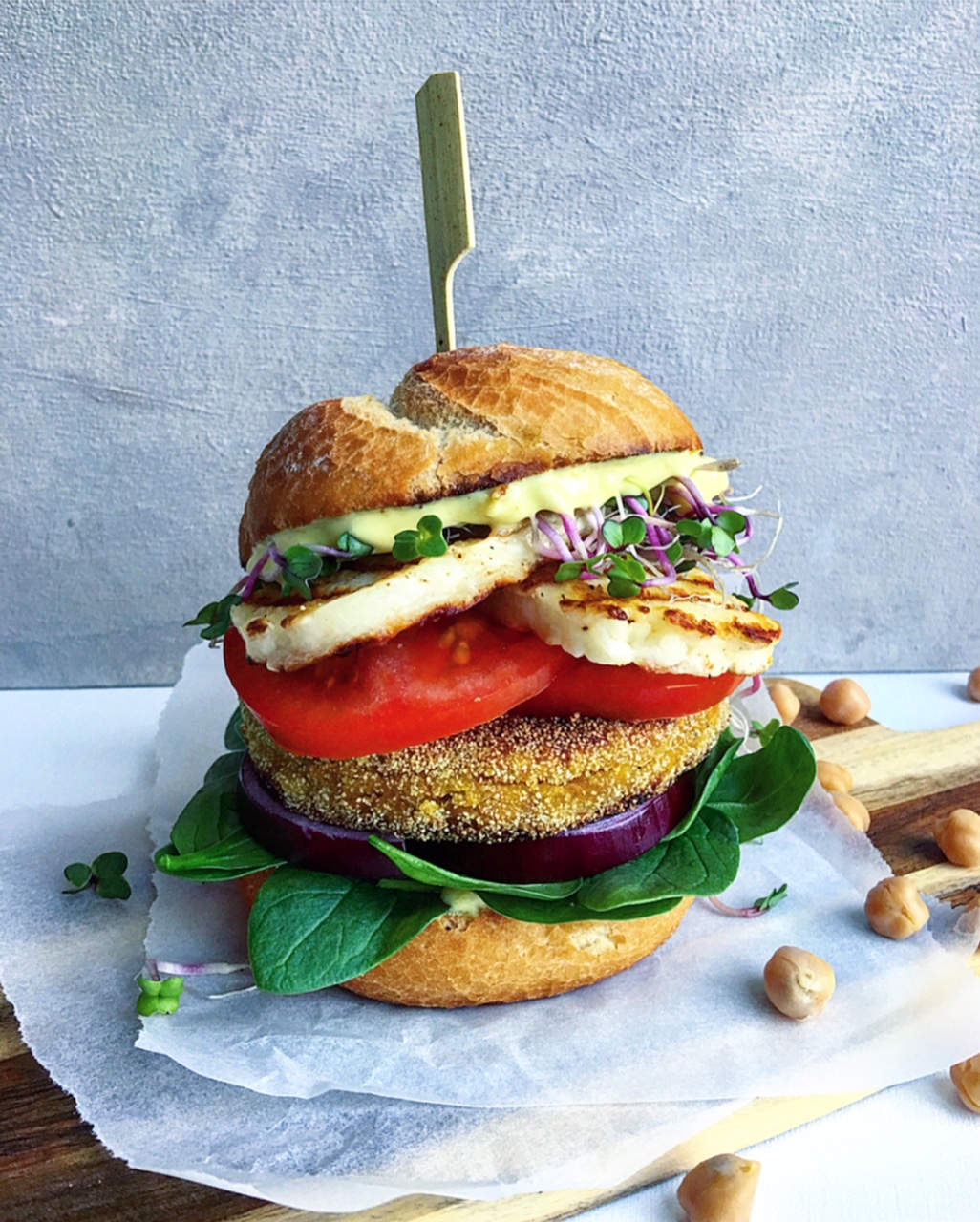 Burgers never come in size small...