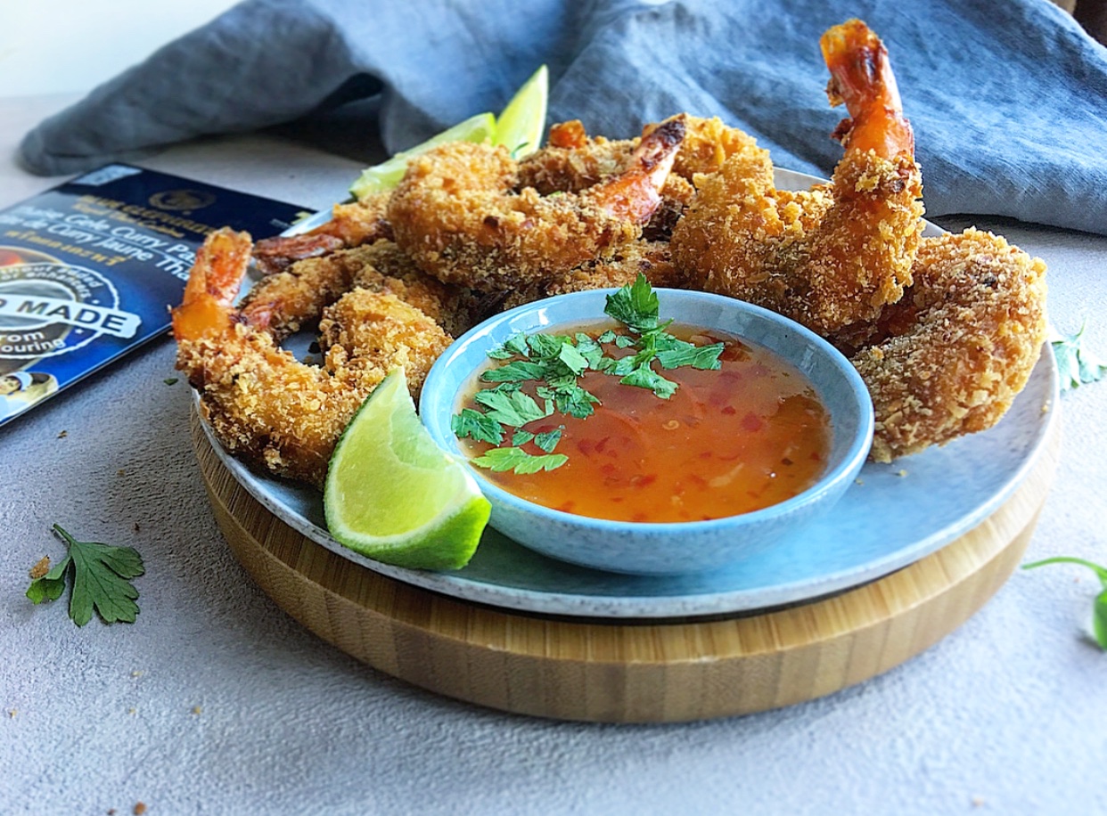The Panko + Coconut crumb give these shrimp an incredible crunch.