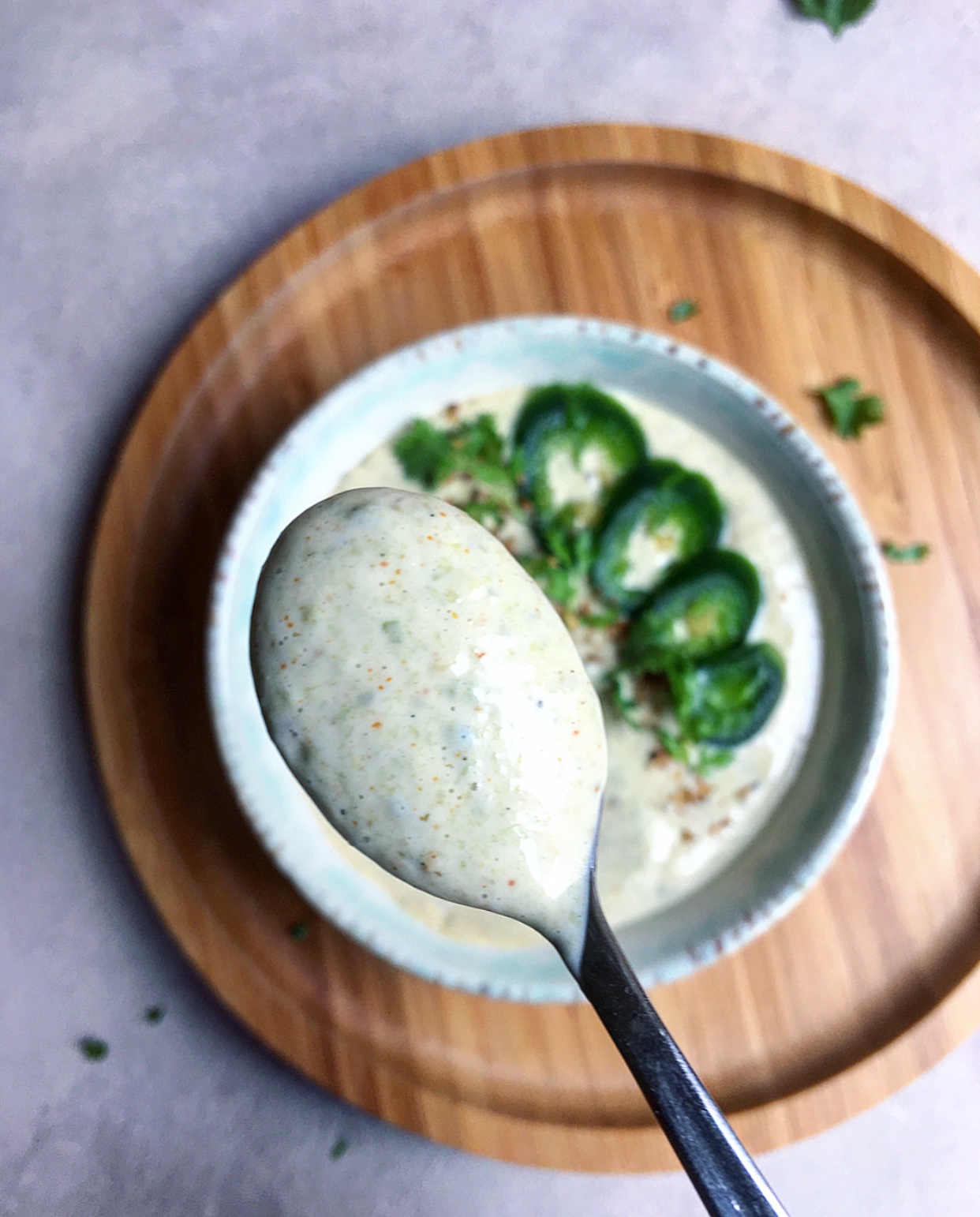 Make your store-bought mayonnaise even tastier and spicy with this jalapeño sauce recipe!