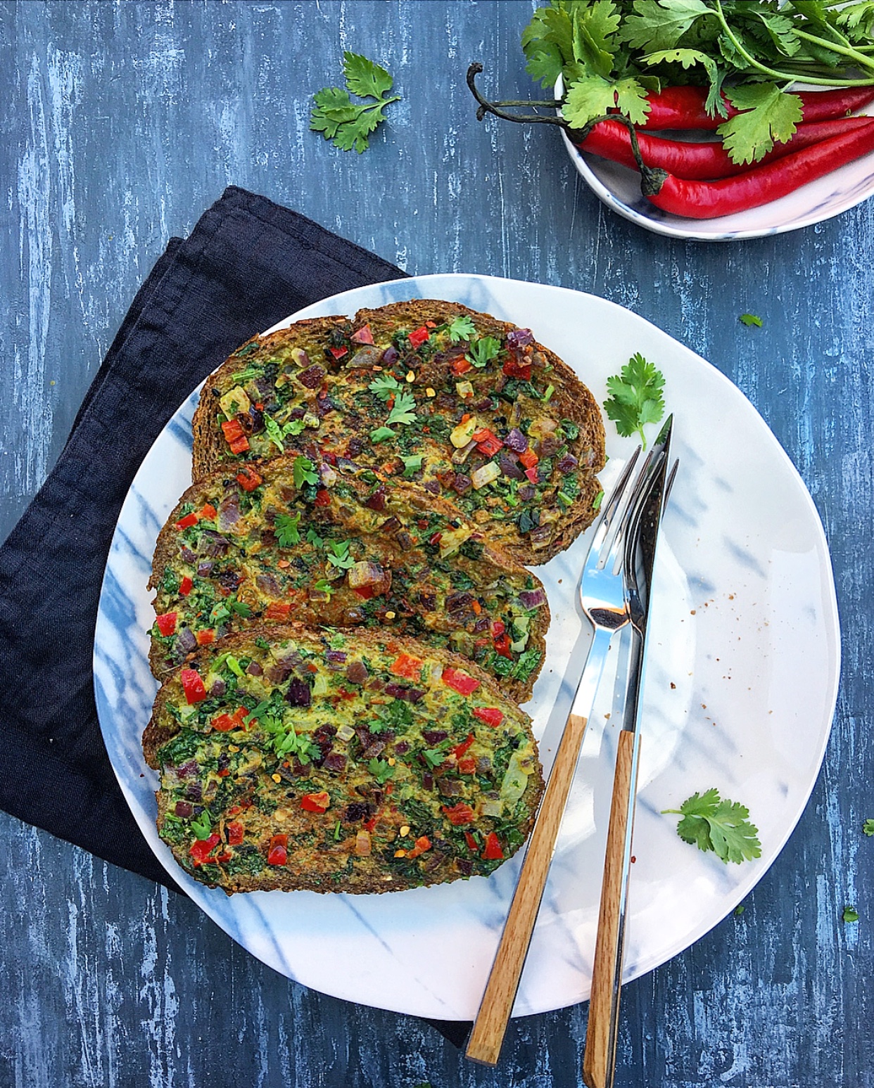 A classic French Toast with an Indian twist!