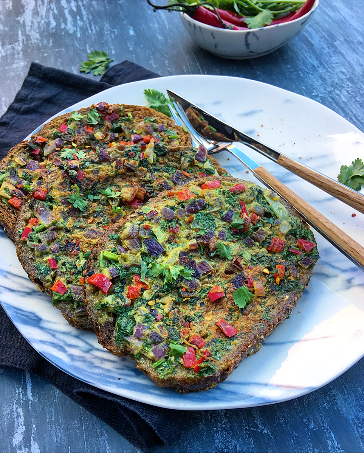 My Desi toast will surely wake you up in the morning.