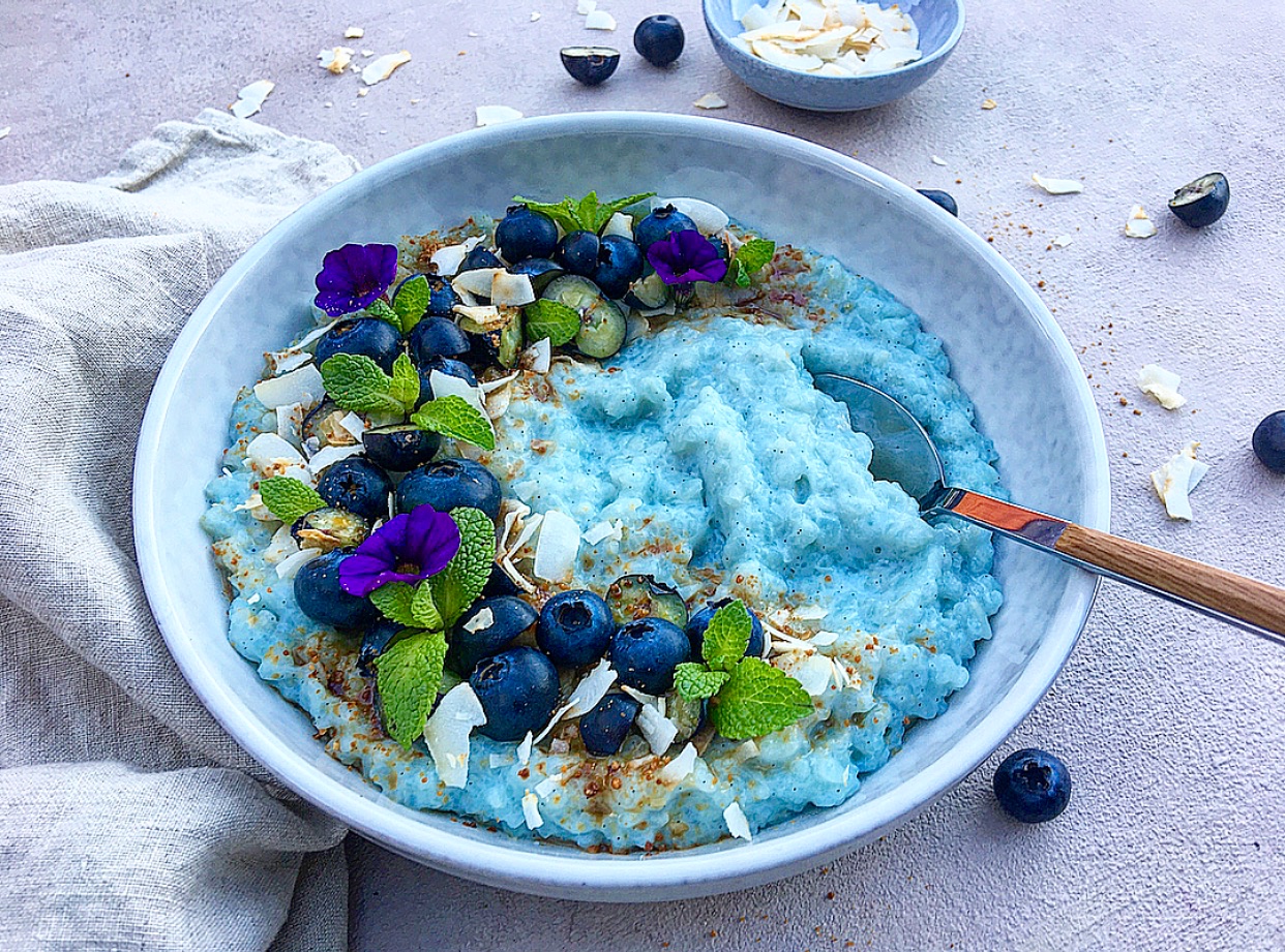 Can you believe that this rice pud is all natural coloured?