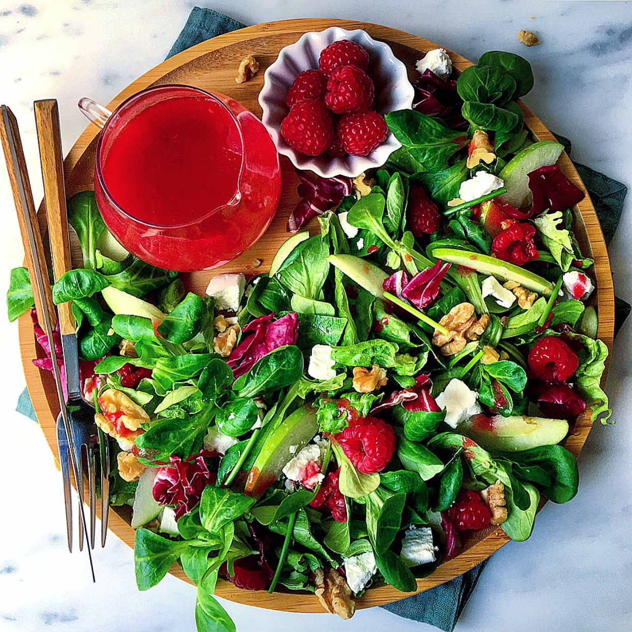 Summer is here so why not add fruits in your salad and dressings!