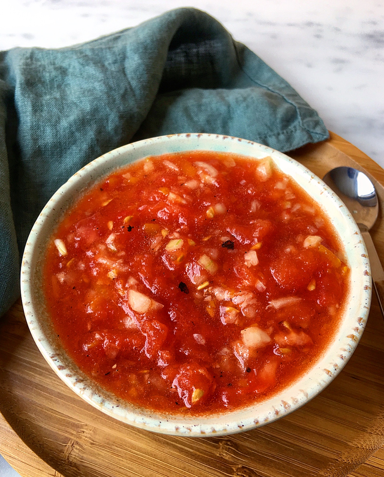 Tomato Chokha is perfect as a side or over dal and rice.