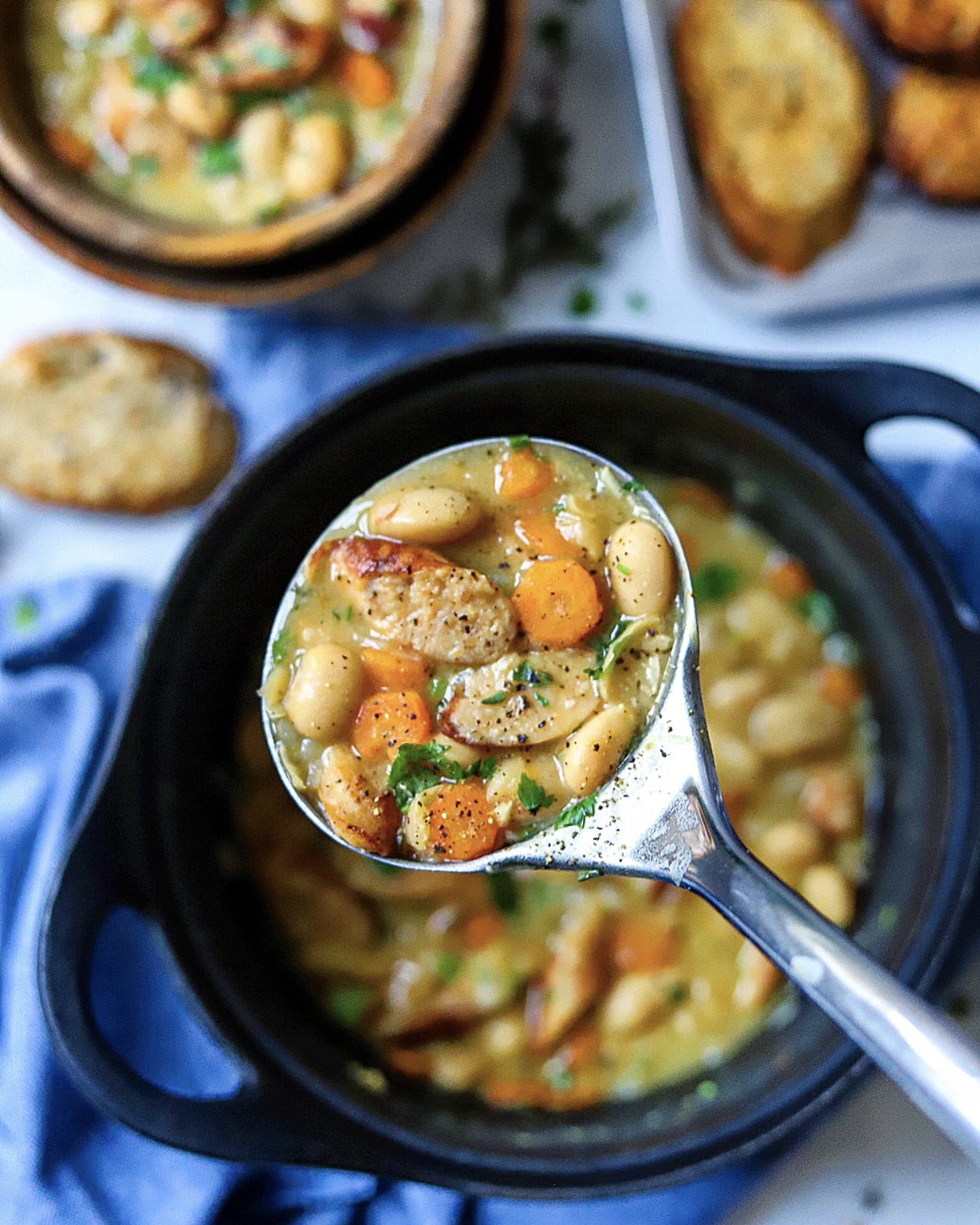 All you need is soup on a stormy day!