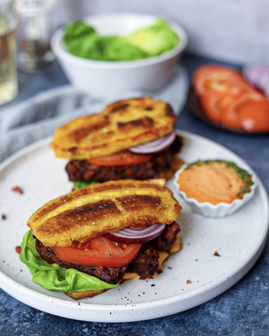 Give this smashed plantain sandwich a go and let me know how it was!