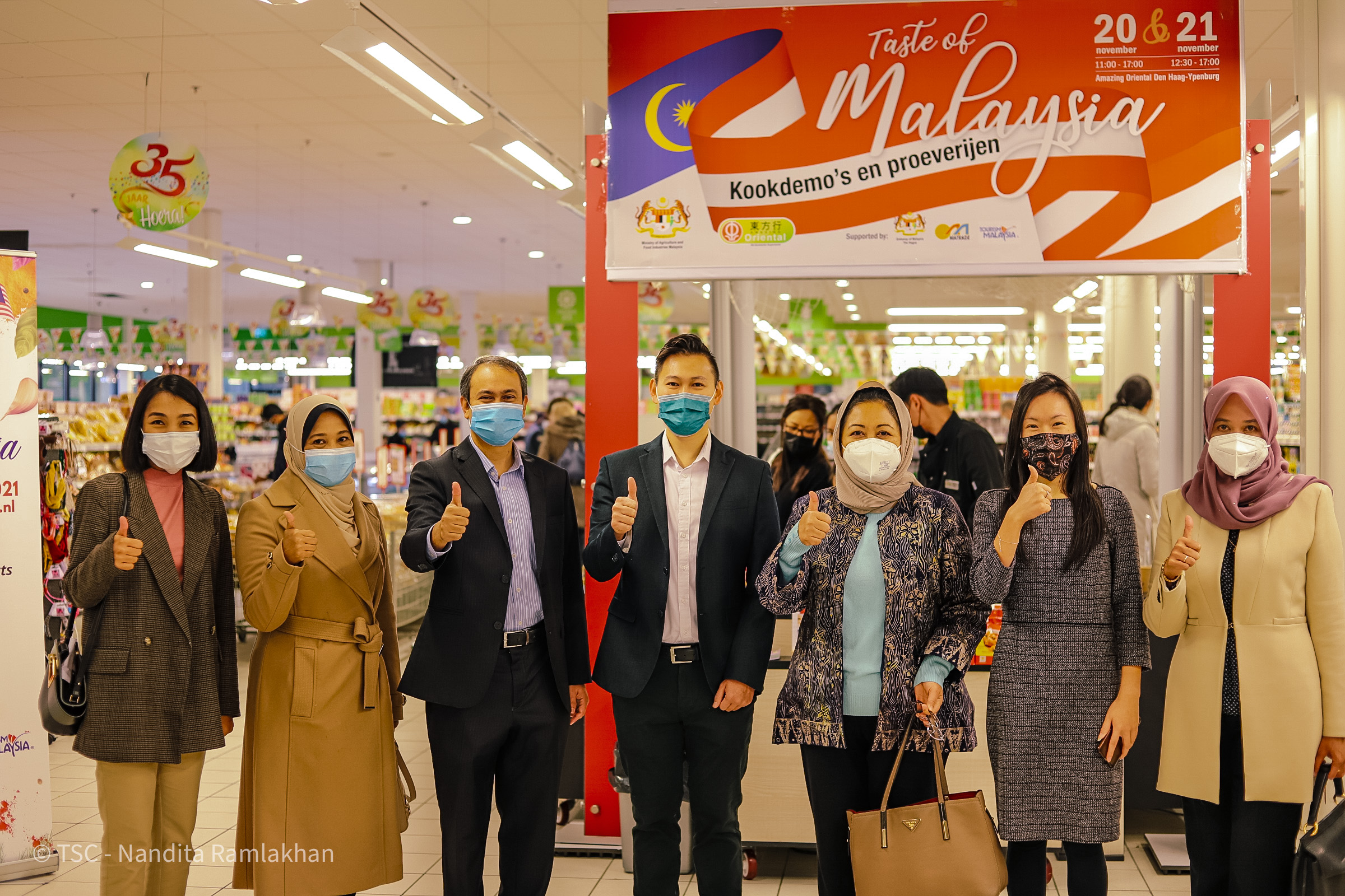 Team The Ministry of Agriculture and Food Industries Malaysia and Tourism Malaysia.