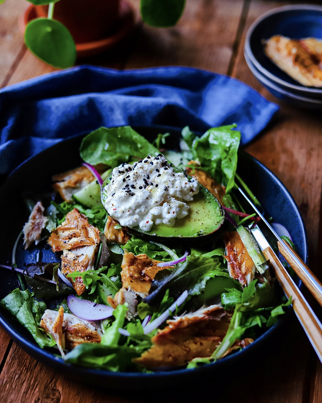 Step up your salad game with this delicious Mackerel salad!
