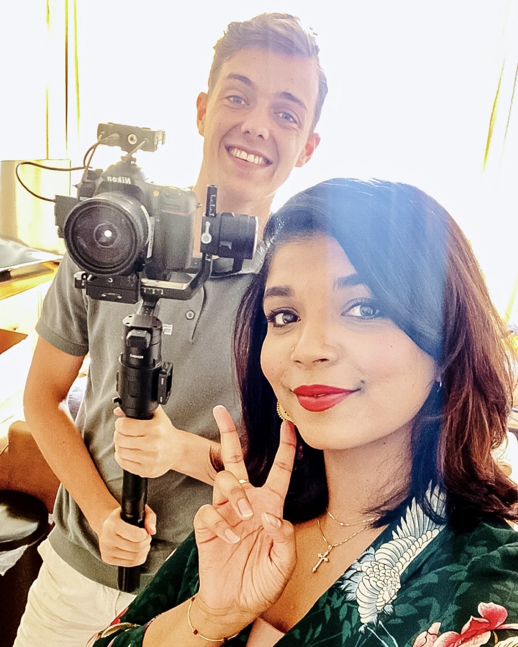 Meet my cameraman Sem!