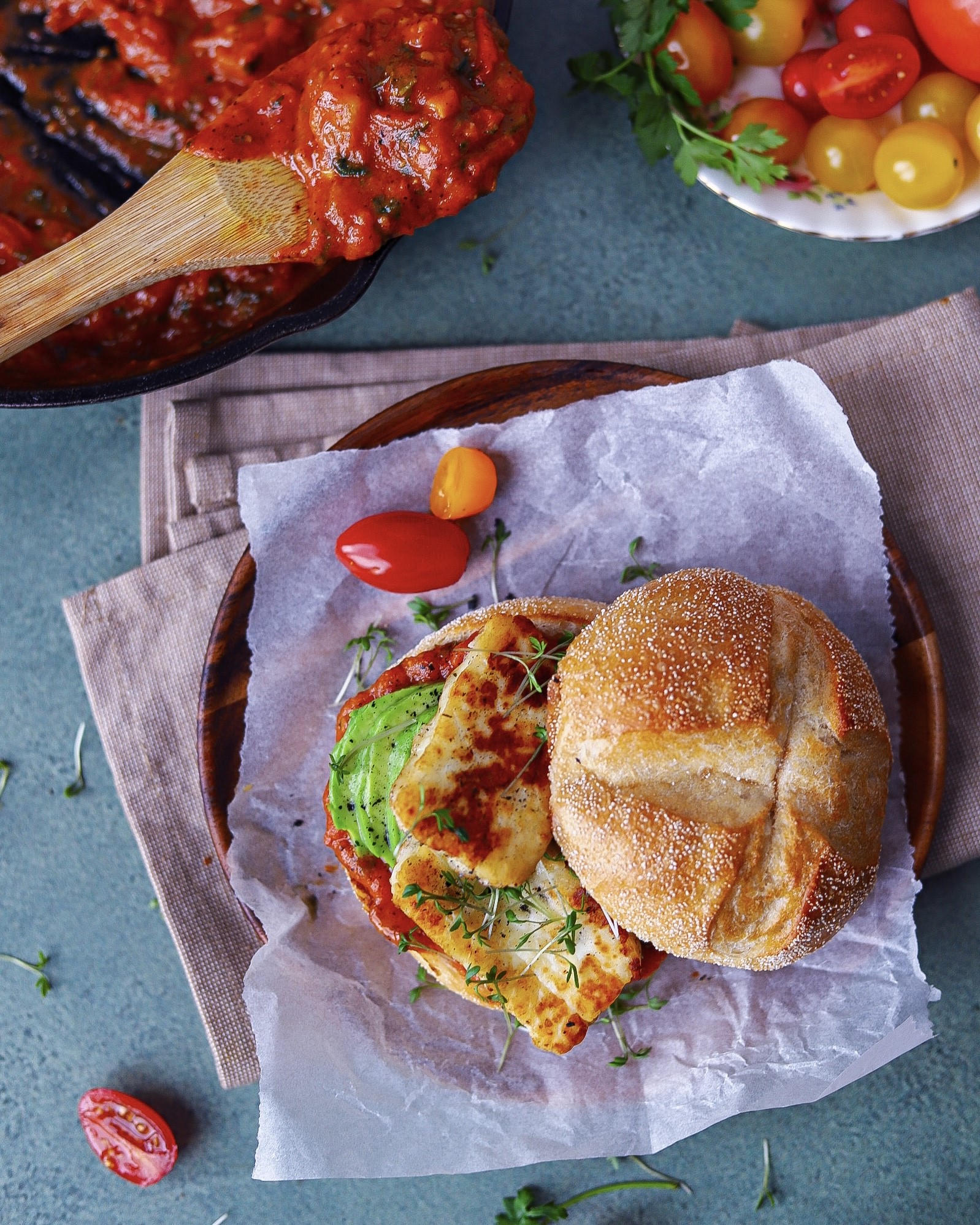 If you got any tomatoes lingering in your fridge, then this is definitely what you should make with them!